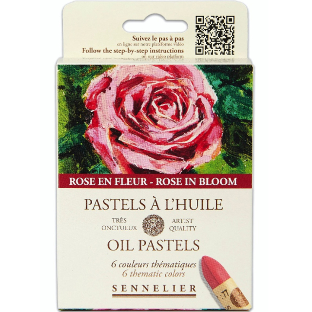 Oil Pastel Rose in bloom 5 ml 6-set