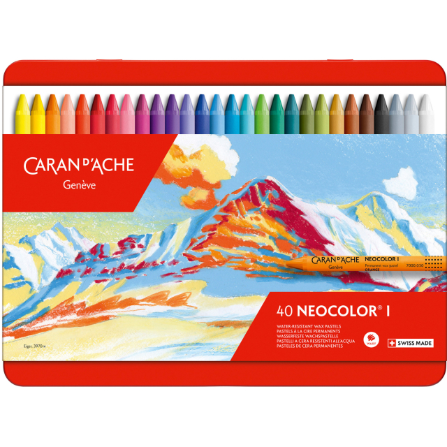 Neocolor I Pastel crayons 40-set