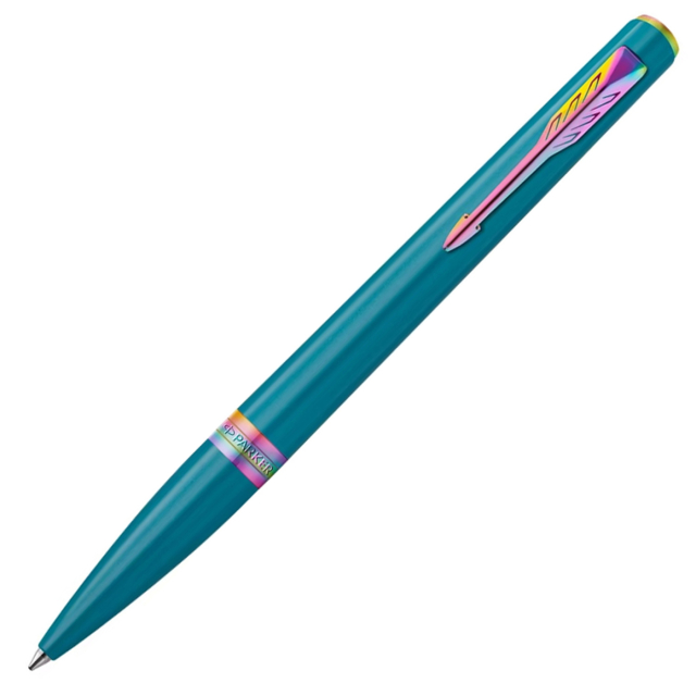 Meridian Teal/Rainbow Ballpoint