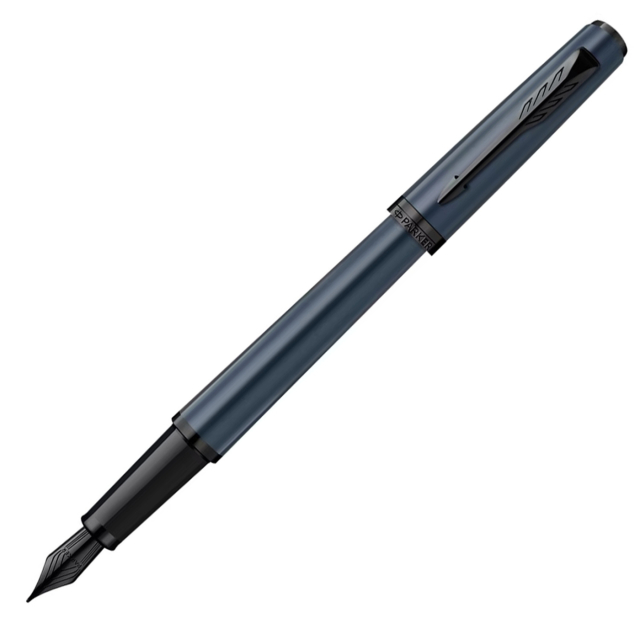 Meridian Blue/Black Fountain Pen 