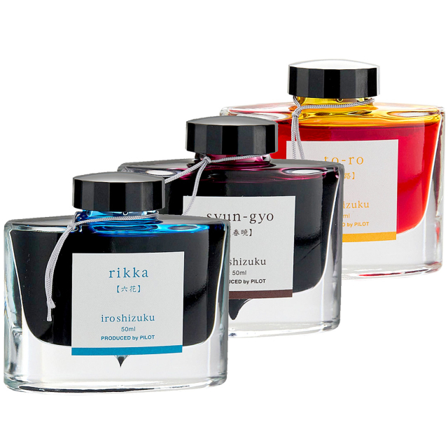 Iroshizuku New Colours 3-set