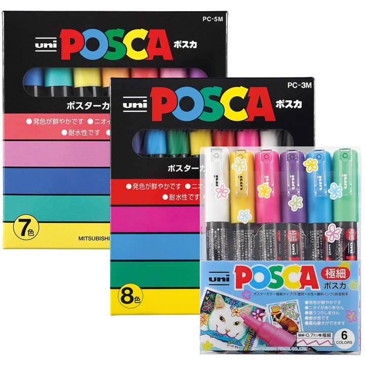 POSCA Bundle Kit Vol. 3 in the group Pens / Artist Pens / Felt Tip Pens at Pen Store (posca-bundle-3)