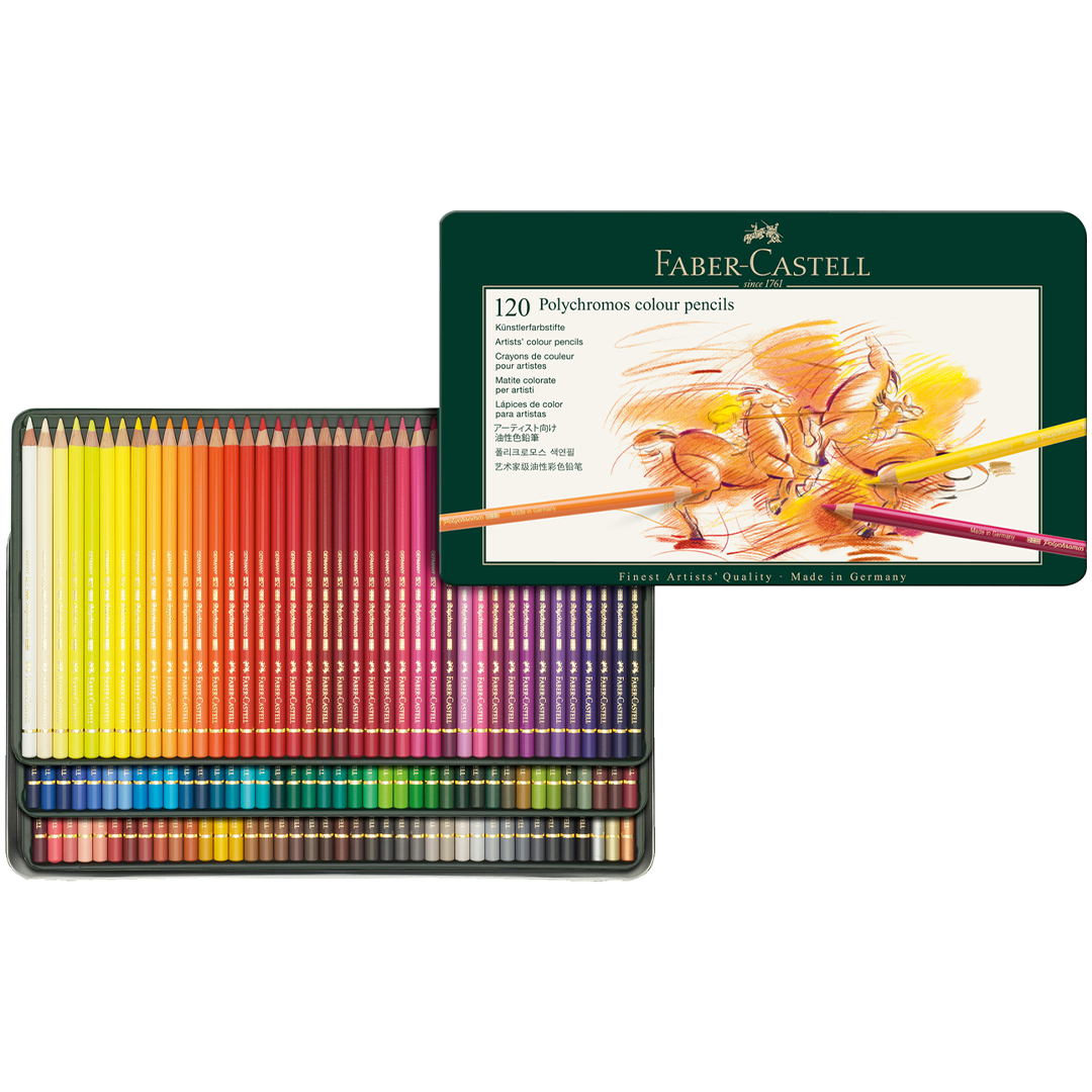Faber-Castell Colouring pencils Polychromos 120-set | Pen Store