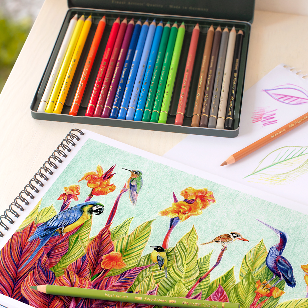 Colouring pencils Polychromos 24-set