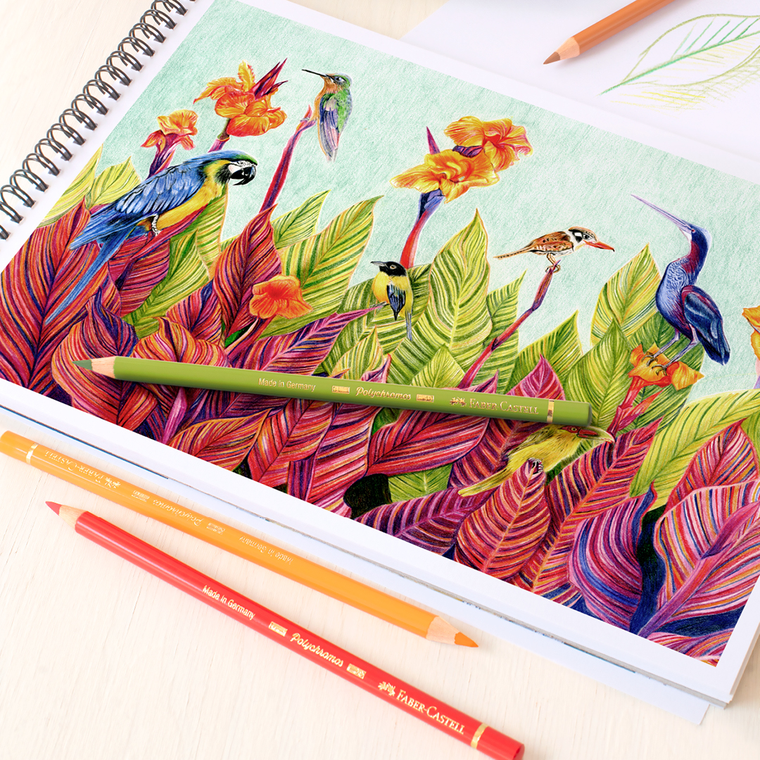 Faber-Castell Colouring pencils Polychromos 60-set | Pen Store