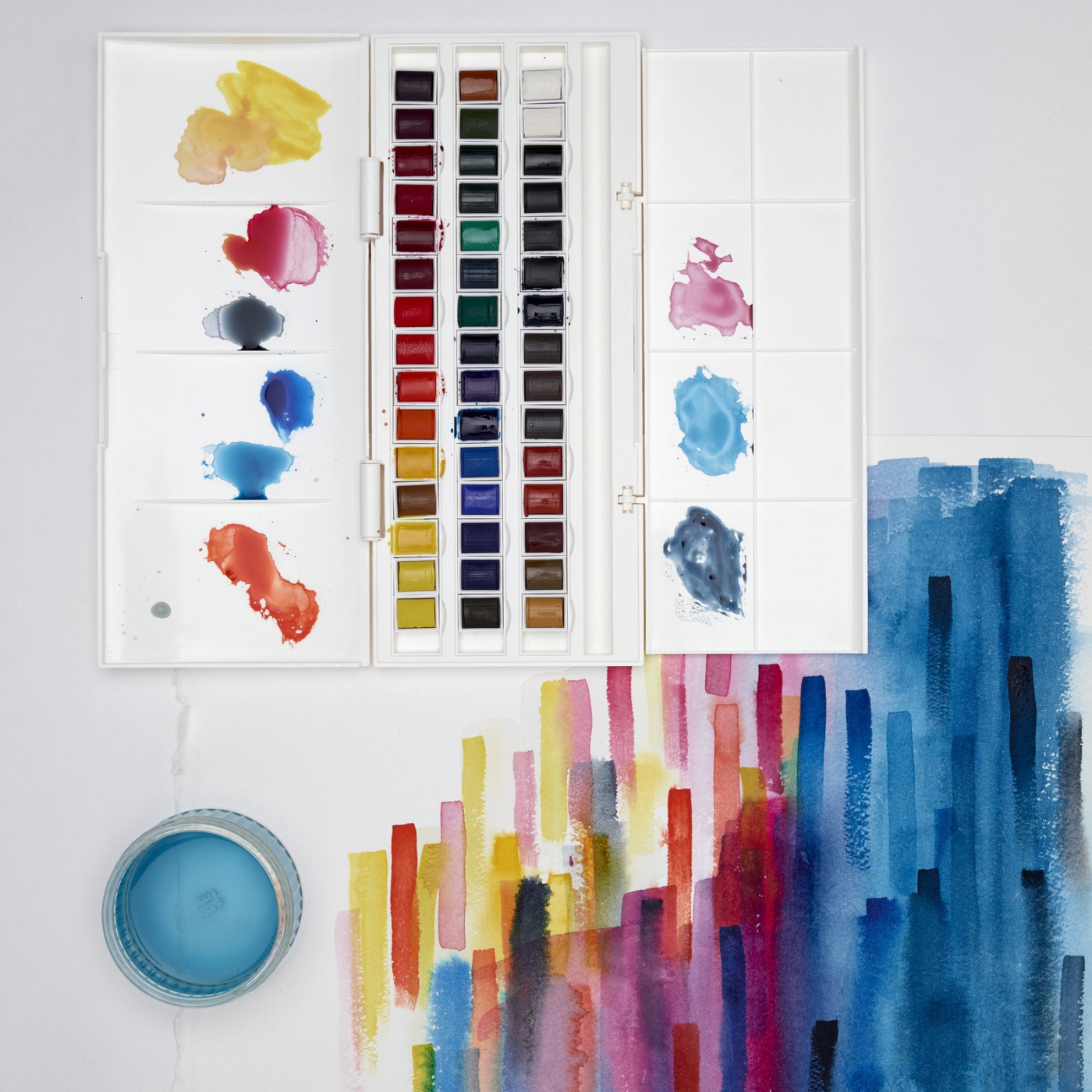 Cotman Water Colours Studio Set 45 Half Pans