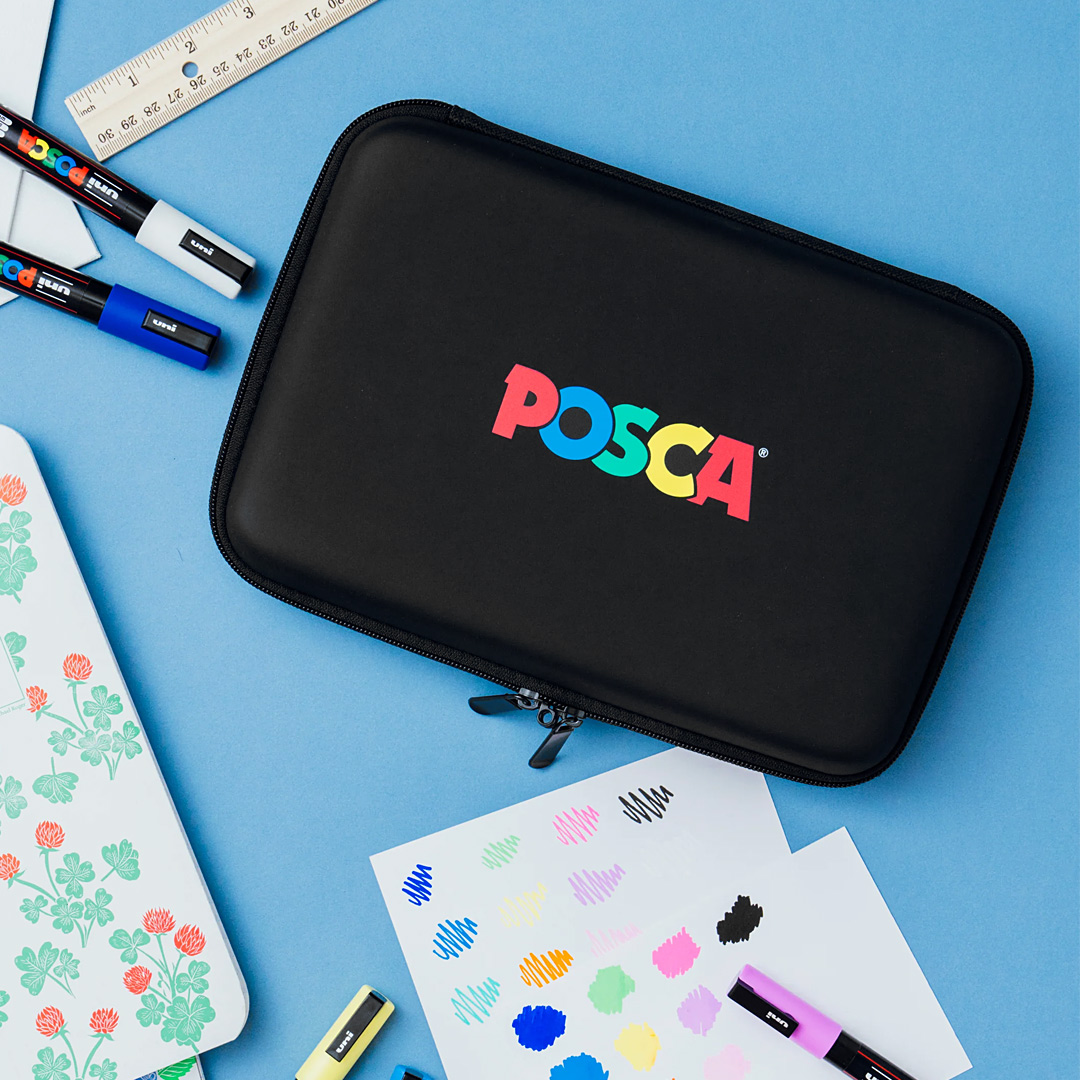 Marker 24-set Rubbercase