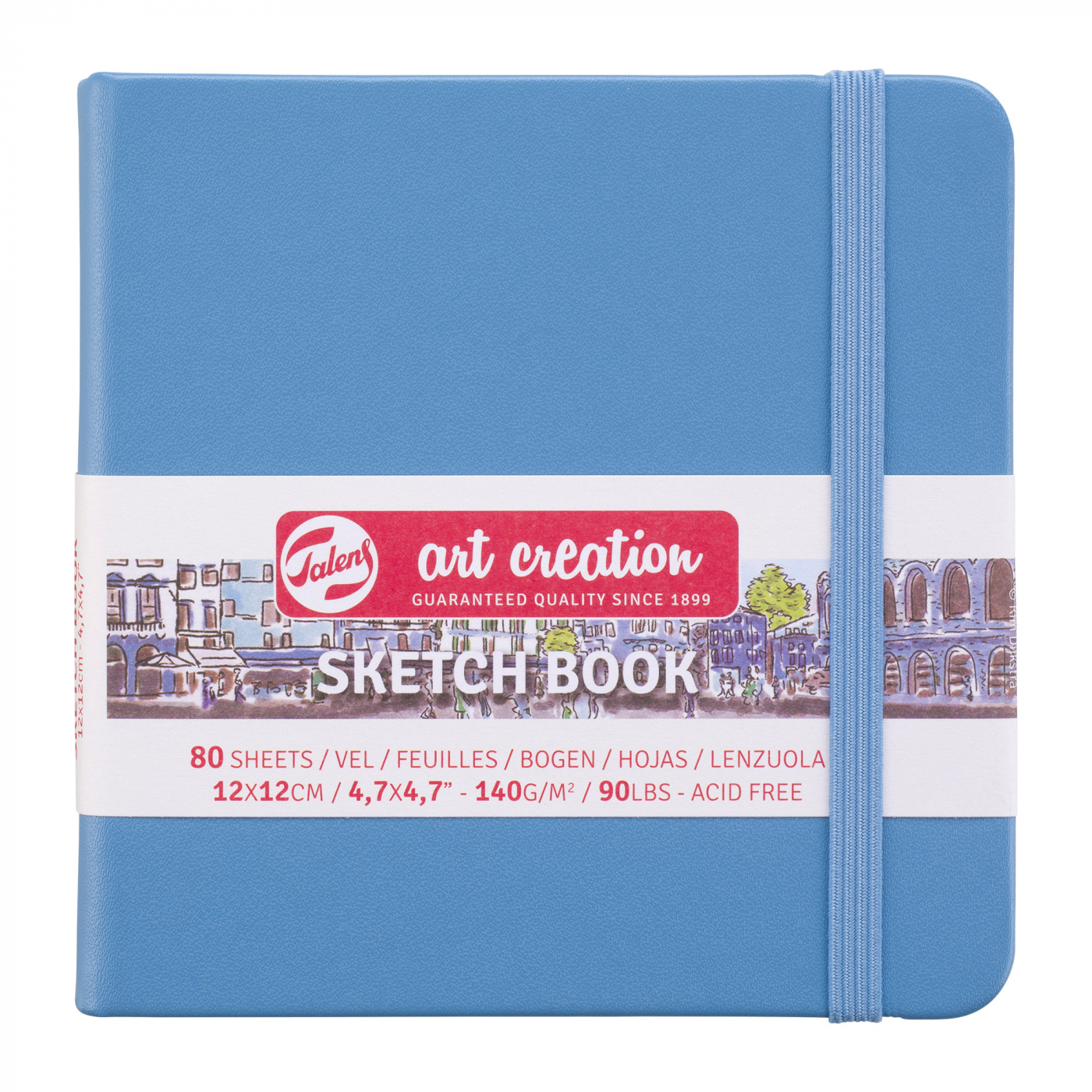 Art Creation Sketchbook Lake Blue 12x12 cm | Pen Store