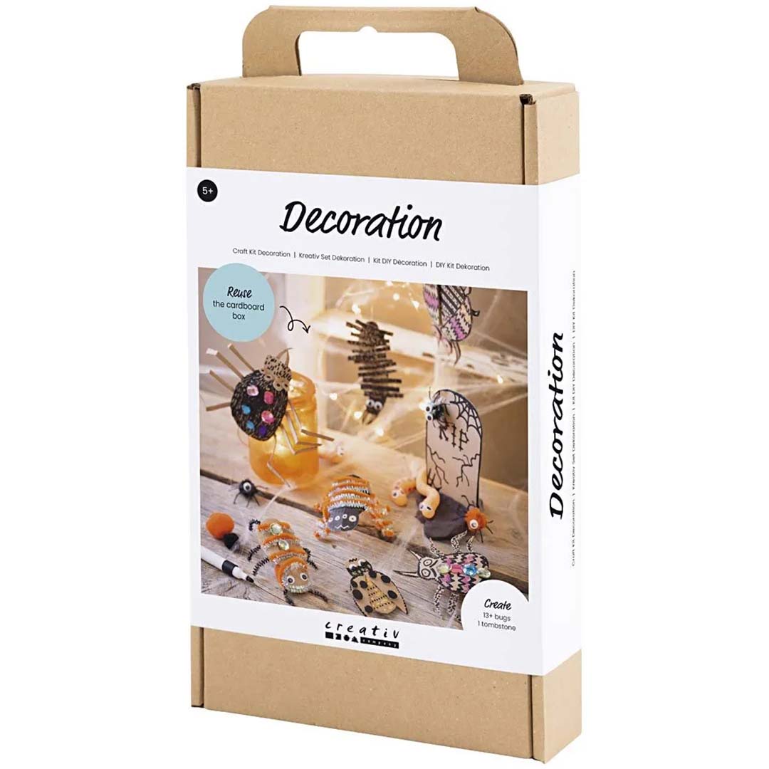 Halloween Decorations Craft Kit - Insects, Worms & Tombstones Halloween Decorations Craft Kit - Insects, Worms & Tombstones
