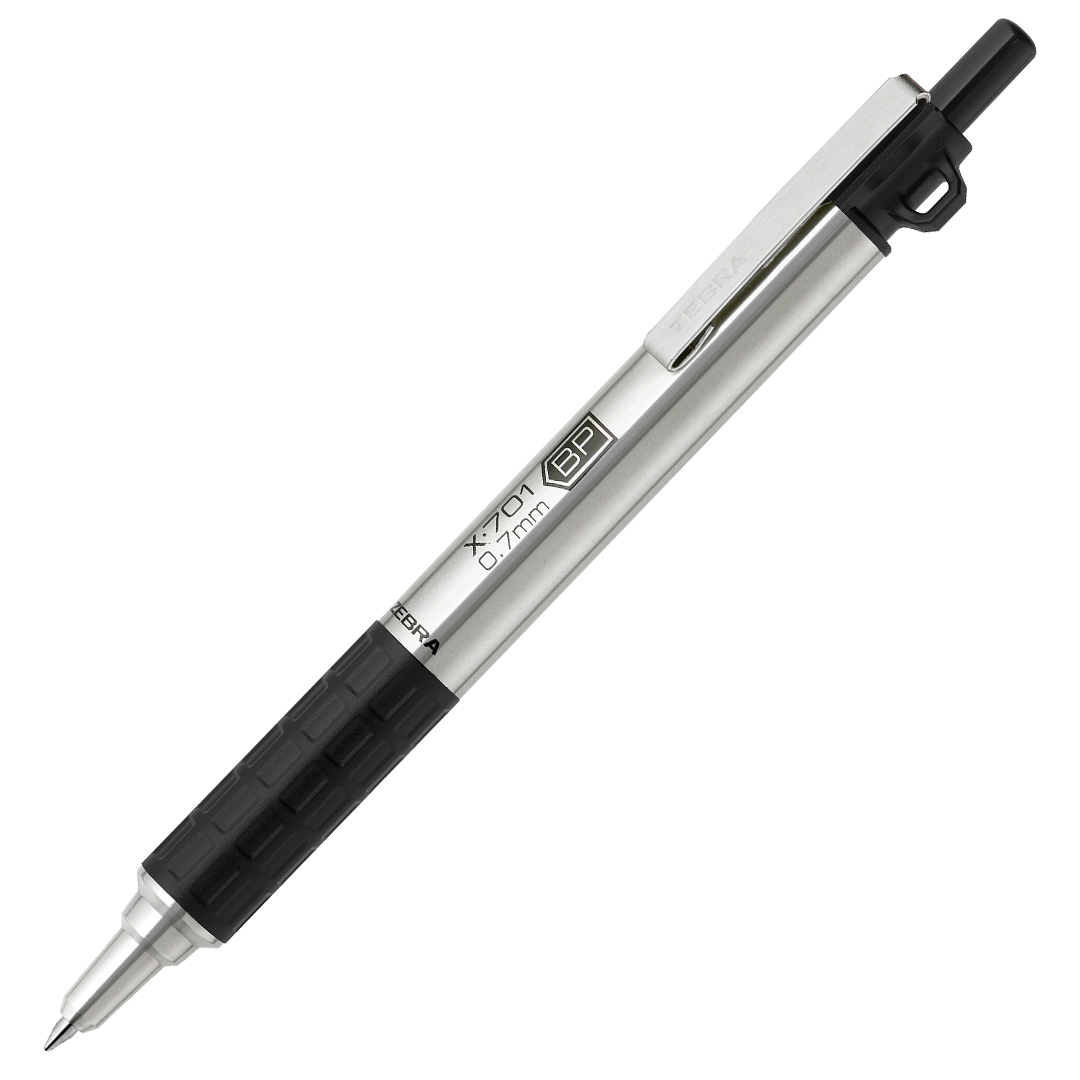 Zebra X-701 Ballpoint pen 0,7 Silver Barrel | Pen Store