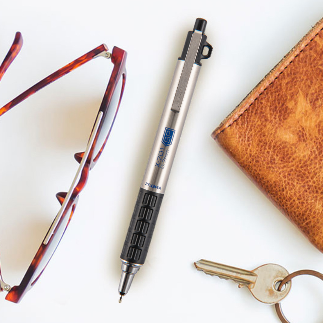 Zebra X-701 Ballpoint pen 0,7 Silver Barrel | Pen Store