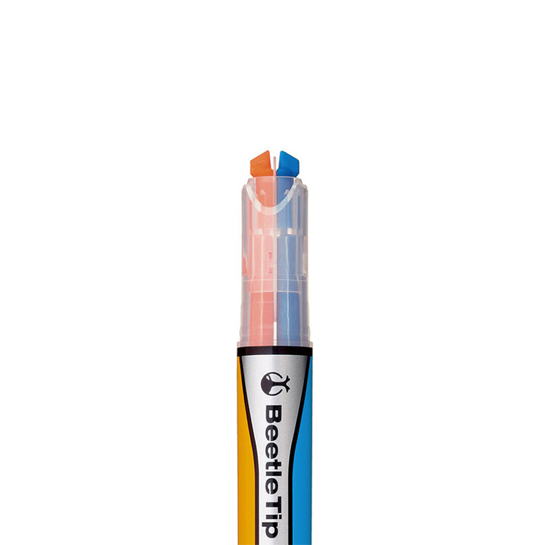 Highlighter two-colour Orange/Blue