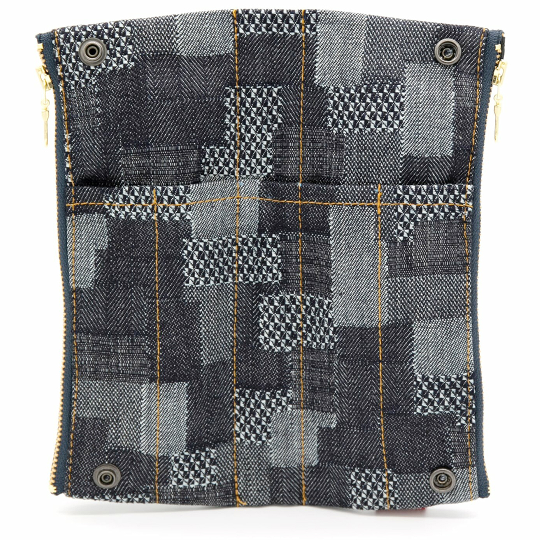 Pen Case Patchwork Denim