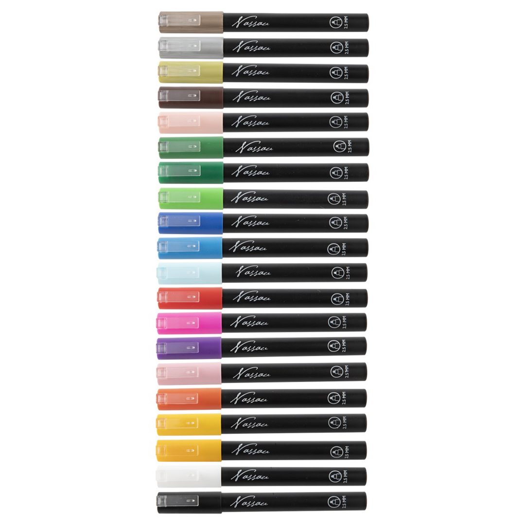 Acrylic markers 20-piece set