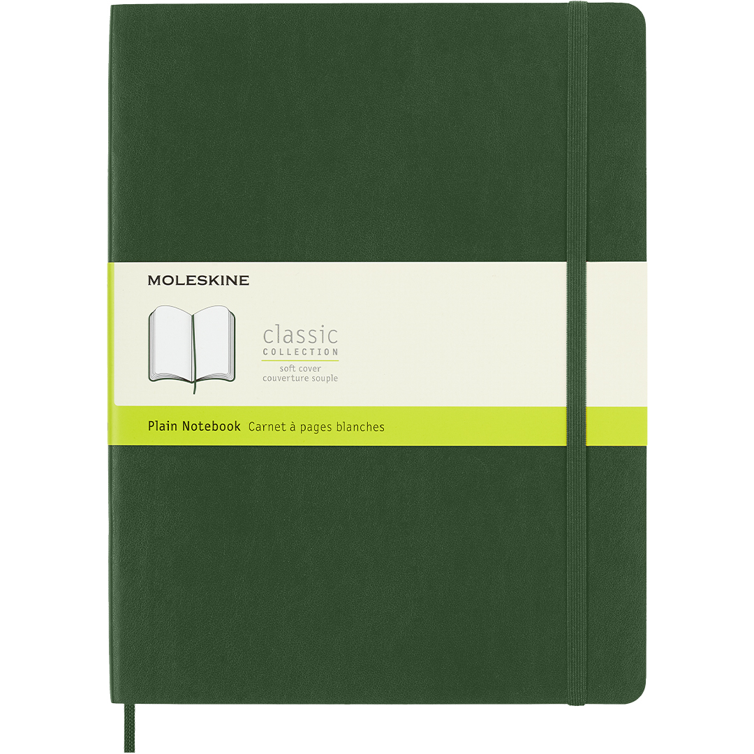 Classic Soft Cover Notebook XL Myrtle Green