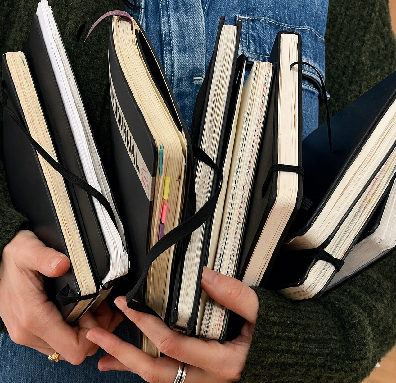 Diary 12M Weekly Notebook 2027 Softcover XL Black 