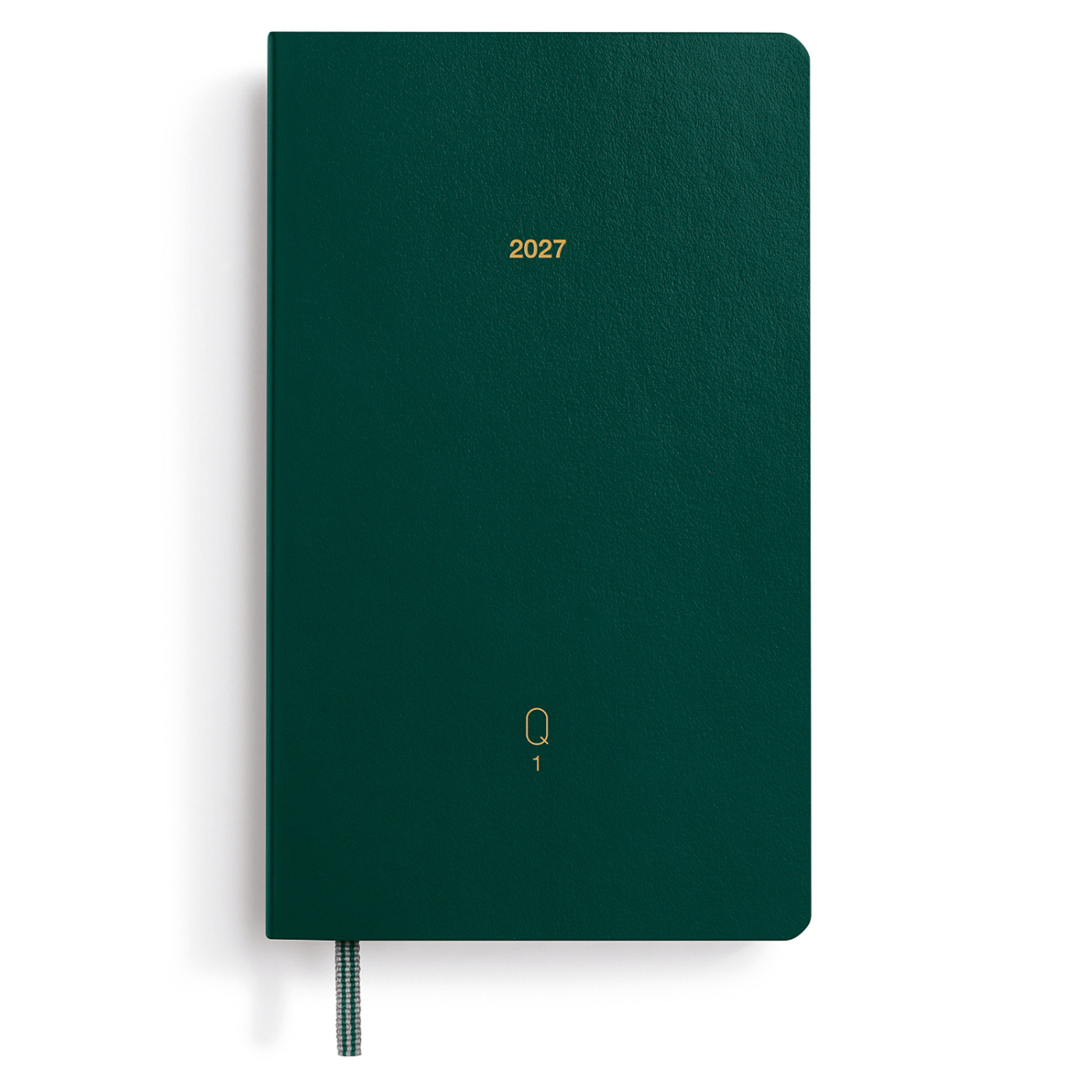 Diary Quarterly Planner 2027 Shades of Green