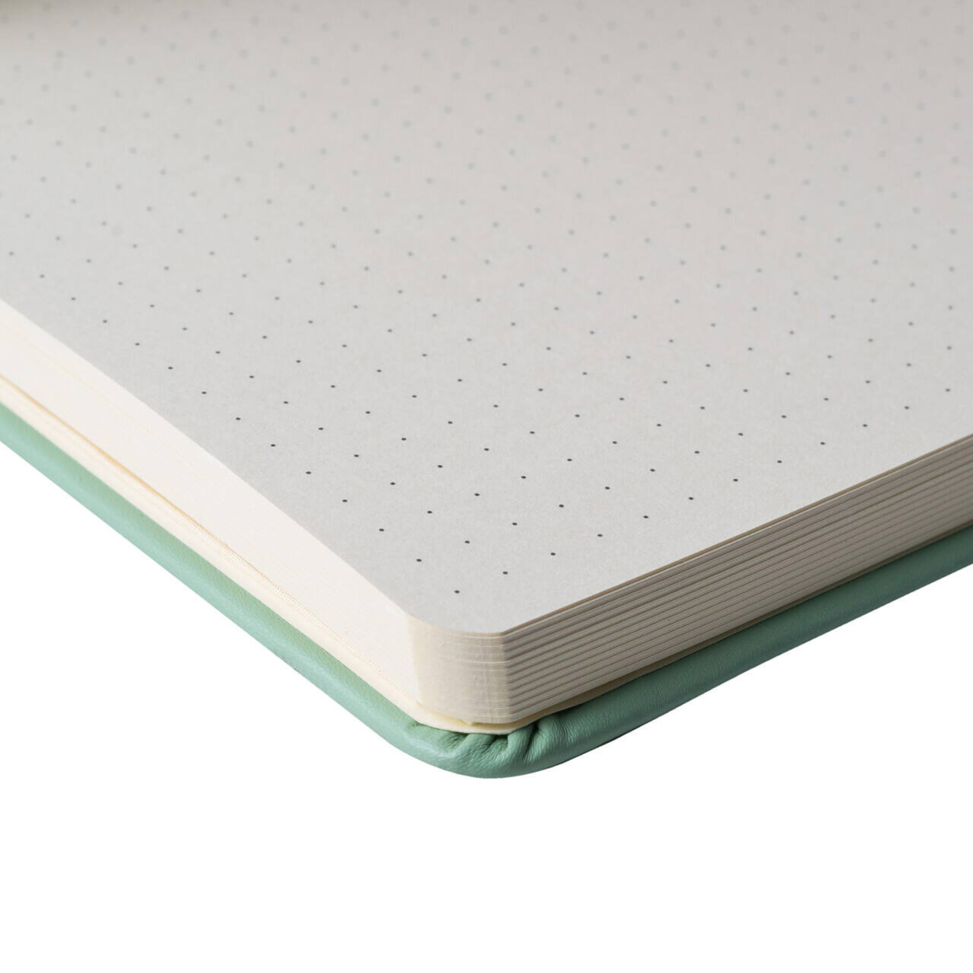 Notebook 13x21 cm Hard Cover Pale Patina Dotted