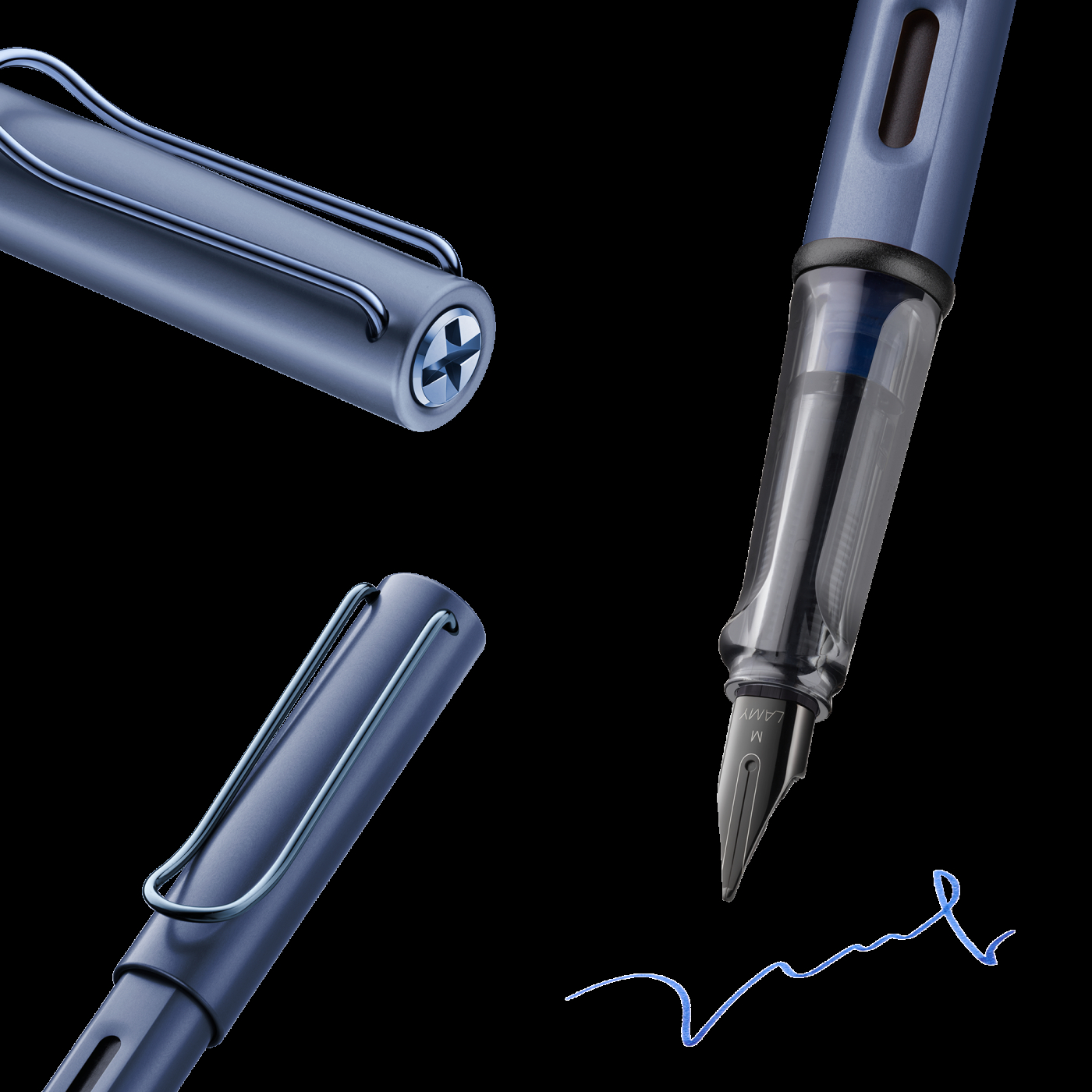 Lx Blue Fountain Pen 