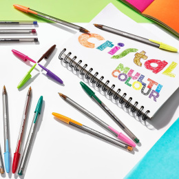 Cristal Multicolour Ballpoint 15-set in the group Pens / Writing / Ballpoints at Pen Store (100233)