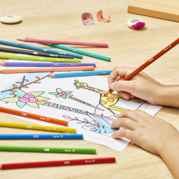 Kids Tropicolors Coloring Pencils 24-set in the group Kids / Kids' Pens / Colouring Pencils for Kids at Pen Store (100241)