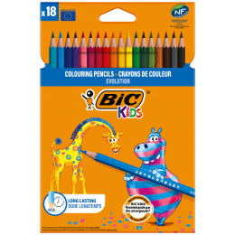 Kids Evolution Colouring Pencils 18-set in the group Kids / Kids' Pens / Colouring Pencils for Kids at Pen Store (100242)