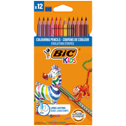 Kids Evolution Colouring Pencils 12-set in the group Kids / Kids' Pens / Colouring Pencils for Kids at Pen Store (100244)