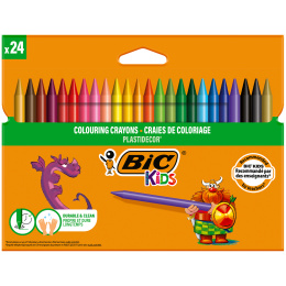 Kids Plastidecor Crayons 24-set in the group Kids / Kids' Pens / Crayons for Kids at Pen Store (100259)