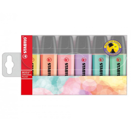 Boss Pastel 6-pack in the group Pens / Office / Highlighters at Pen Store (100297)