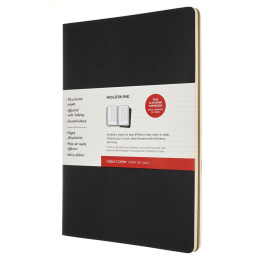 Cahier Subject A4 Black/Kraft Ruled in the group Paper & Pads / Note & Memo / Notebooks & Journals at Pen Store (100338)