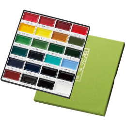 Gansai Tambi Aquarelle 24-set in the group Art Supplies / Artist colours / Watercolour Paint at Pen Store (101077)