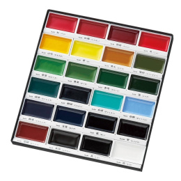 Gansai Tambi Aquarelle 24-set in the group Art Supplies / Artist colours / Watercolour Paint at Pen Store (101077)