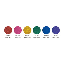 Gansai Tambi 6-set Gem Colours in the group Art Supplies / Artist colours / Watercolour Paint / Watercolour pans at Pen Store (101102)