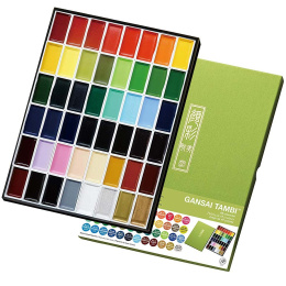 Gansai Tambi Aquarelle 48-set in the group Art Supplies / Artist colours / Watercolour Paint at Pen Store (101261)