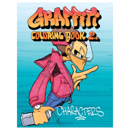 Graffiti Colouring Book 2: Characters in the group Hobby & Creativity / Books / Adult Colouring Books at Pen Store (101371)