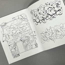 Graffiti Style Colouring Book in the group Hobby & Creativity / Books / Adult Colouring Books at Pen Store (101373)