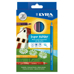 Super Ferby 12-set in the group Kids / Kids' Pens / Colouring Pencils for Kids at Pen Store (101579)