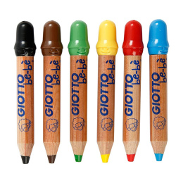 Be-bè Colouring Pencils 6-set in the group Kids / Kids' Pens / Colouring Pencils for Kids at Pen Store (101596)