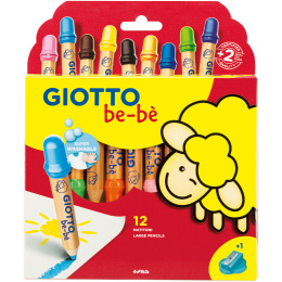 Be-bè Colouring Pencils 12-set in the group Kids / Kids' Pens / Colouring Pencils for Kids at Pen Store (101597)