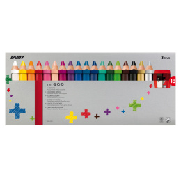 3plus 18-set in the group Kids / Kids' Pens / Colouring Pencils for Kids at Pen Store (101783)