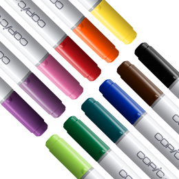 Ciao 12-set Basic colours in the group Pens / Artist Pens / Illustration Markers at Pen Store (103253)