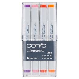 Classic 12-set Basic colours in the group Pens / Artist Pens / Illustration Markers at Pen Store (103255)