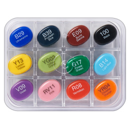 Sketch 12-set Basic in the group Pens / Artist Pens / Illustration Markers at Pen Store (103270)