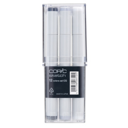 Sketch 12-set CG Cool Grey in the group Pens / Artist Pens / Illustration Markers at Pen Store (103311)
