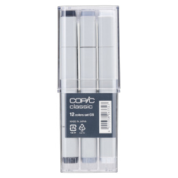 Classic 12-set Cool Gray in the group Pens / Artist Pens / Illustration Markers at Pen Store (103317) Classic 12-set Cool Gray in the group Pens / Artist Pens / Illustration Markers at Pen Store (103317)