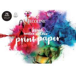 Print Paper 75-pack in the group Paper & Pads / Artist Pads & Paper / Watercolour Pads at Pen Store (103786)