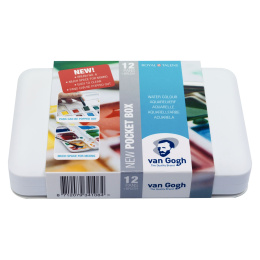 Pocket Box Water Colour - Set of 12 in the group Art Supplies / Artist colours / Watercolour Paint at Pen Store (104062)