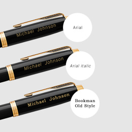 IM Black/Gold Rollerball in the group Pens / Fine Writing / Rollerball Pens at Pen Store (104671)
