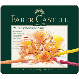 Colouring pencils Polychromos 24-set in the group Pens / Artist Pens / Coloured Pencils at Pen Store (105075)