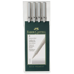 Ecco Pigment 4-set in the group Pens / Writing / Fineliners at Pen Store (105156)